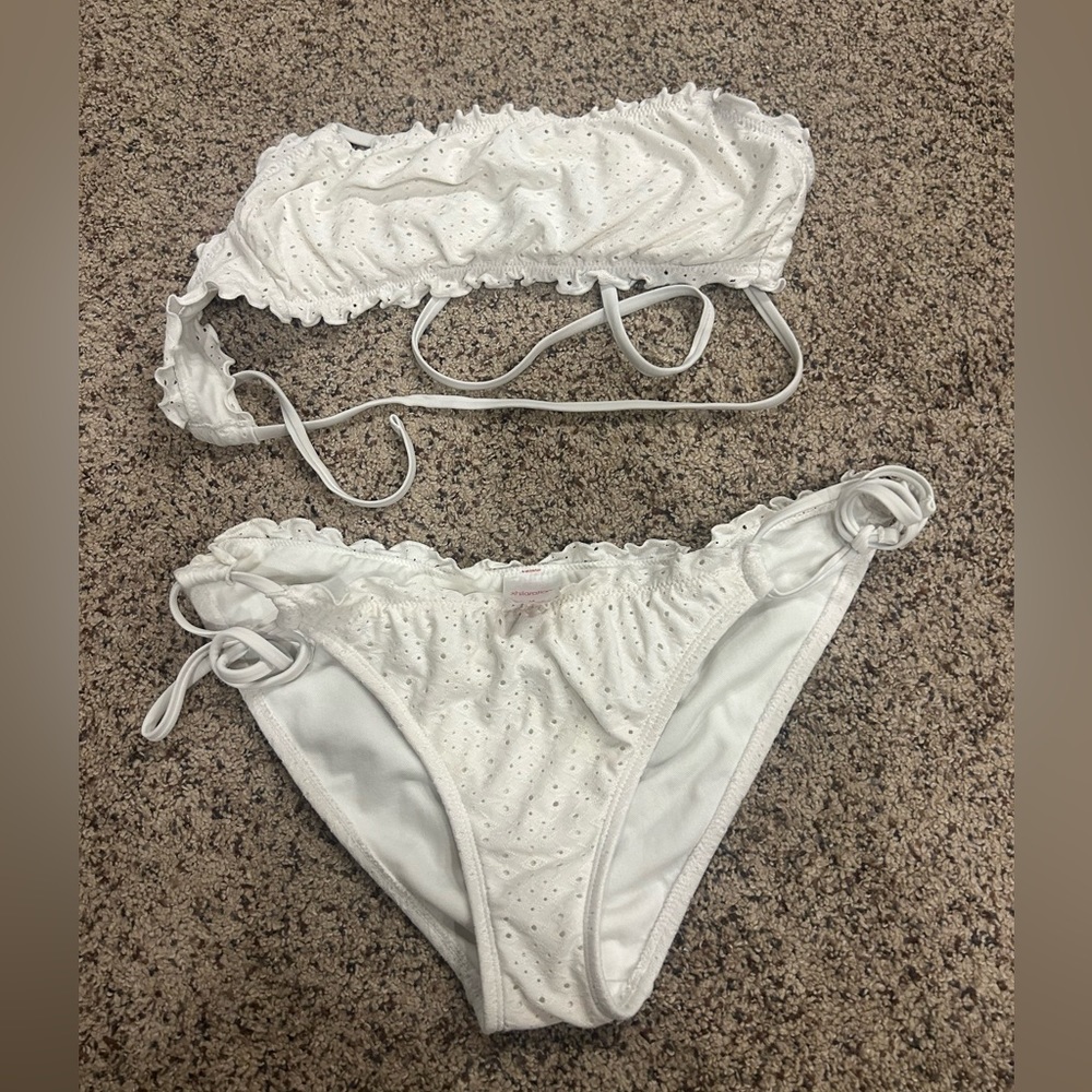 xhilaration white bikini